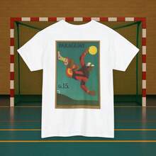 World Cup Shirt_ Paraguay 1978 Soccer Graphic Tee - 白色 - 查看 1