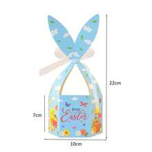 24pcs/12pcs/4pcs Bunny Gift Box, Cute Rabbit & Egg Design Paper Box, Suitable For Easter Party, Theme Birthday, Egg Hunt, Easter Party Favors, Baby Shower, Back To School, Graduation Party - Multicolor - View 9