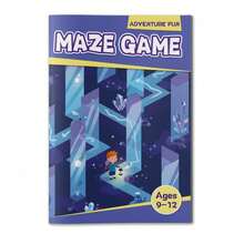 Kids Progressive Maze Practice Pad | Ages 3–6, 6–9, 9–12, 12+ | Easy-To-Hard Mazes For Visual Tracking And Route Planning - Maze Series - View 8