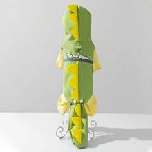 ARC ARCE 防水恐龙造型狗狗雨衣，带尾巴孔，适合中大型犬，例如贵宾犬、金毛寻回犬 - 彩色 - 查看 15