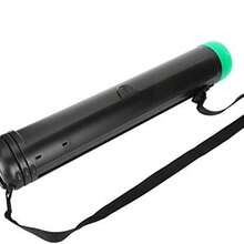 Tubo de pster para documentos, tubo de dibujo telescpico de 19,3 a 43,3 pulgadas, tubo de almacenamiento de plstico engrosado con correa ajustable para almacenar pintura, planos, dibujos, etc. - como se muestra en la figura - Ver 9