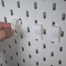 3 Packs Heavy-Duty 3D Printed Pegboard Hooks | Premium PET Material J-Hooks In Sleek Black & White | High-Weight Capacity Minimalist Wall Organizers For Tools, Utensils, & Small Items | Versatile Storage Solution For Workshop, Garage, Office Desk, Kitchen, Or Bedroom - Multicolor - View 8