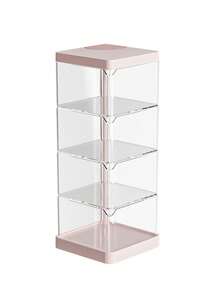 新款旋转化妆海绵收纳盒，防尘化妆粉扑展示架，多层化妆刷收纳 - 彩色 - 查看 9