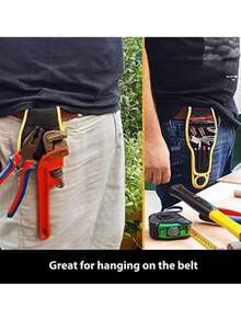 这款磁性腕带工具配备超强磁铁、磁性螺丝夹和腕托，可用于固定螺丝、钉子和钻头。独特的腕托设计使其成为送给爸爸、男朋友、工匠和电工的实用工具礼物。 - 彩色 - 查看 3