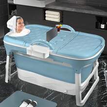 Inflatable & Portable Bathtubs - Baby Blue - View 4