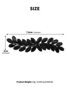1/2 pieza Pasador de pelo con flor de corte marquesa brillante, tocado de metal de moda como regalo para ella, accesorios de pelo para boda - Multicolor - Ver 15