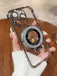 1个电镀支架TPU手机壳，兼容苹果17/17 Air/17 Pro/17 Pro Max、16/16 Plus/16 Pro/16 Pro Max、15/15 Plus/15 Pro/15 Pro Max、14/14 Plus/14 Pro/14 Pro Max、13/13 Pro/13 Pro Max、12/12 Pro/12 Pro Max、11/11 Pro Max，防尘，高性价比，热门款