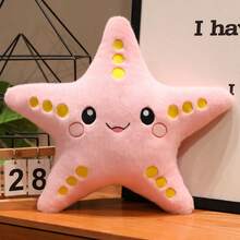 1个可爱卡通海星毛绒玩具，柔软舒适，可作沙发靠垫或抱枕，适合作为生日礼物、复活节礼物或情人节礼物。 - 彩色 - 查看 18
