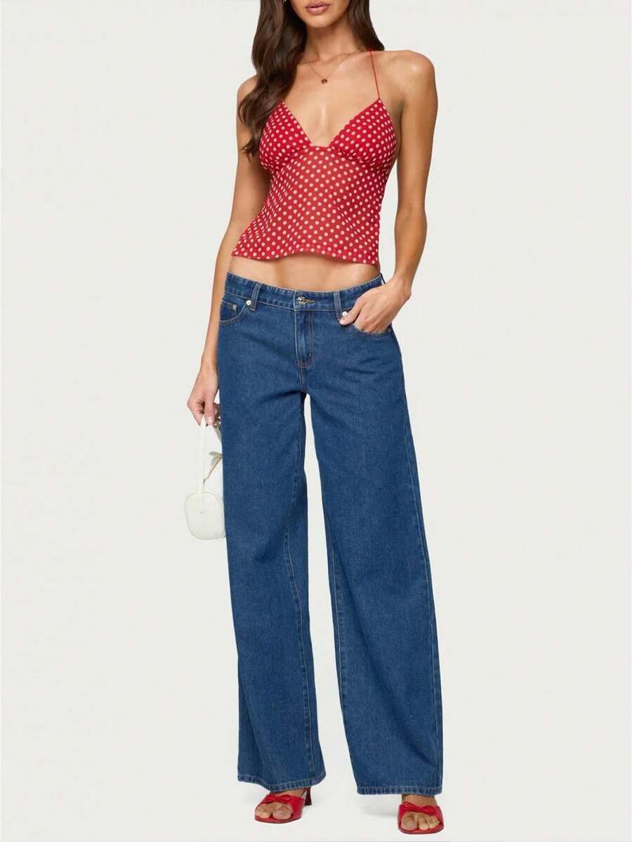 Women Tank Tops & Camis - Red - View 1