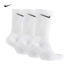 Nike 3双耐克高帮运动袜，男女通用，加厚毛巾底，透气，四季皆宜，白色SX7664-100，黑色SX7664-010 - 白色長襪SX7664-100 - 查看 4