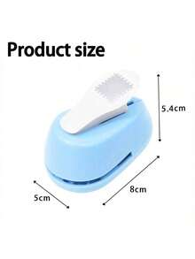 1pc Stamp Embossing Tool, Stamp Planner Hole Punch, Creative Handmade Embossing Tool, Scrapbooking Material Collecting Tool, Suitable For Scrapbooking, Paper Crafts And Gift Making, No Battery Required, Manual Hole Puncher (Random Color) - Multicolor - View 9