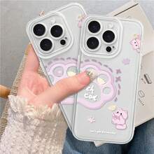 Money Cat For Oppo RENO14 13 12 11 10 07 05 PRO F  A94 79 78 60 58 57 38 35 17 17K   Precision hole lens full-coverage transparent soft case,flexible and   scratch-resistant - TMTSY-Transparente-KUFZEYGato de dinero - Ver 5