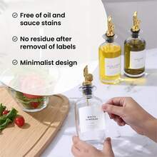 1pc/350ml/500ml Oil Bottle, Thin Skin Glass Oil Dispenser Bottle, Leak-Proof Oil Pot, Storage Bottle, Vinegar Bottle, Seasoning Container, Kitchen Supplies, Random Kitchen Supplies Label - Multicolor - View 8