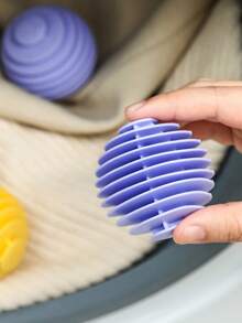 3/4 Pieces, Reusable Plastic Clothes Dryer And Lint Remover Balls, Anti-Static Clothing, Laundry Balls, Reusable Anti-Laundry Balls, Washing Dryer Balls, Washing Fabric Softener Balls, Laundry Care, Cleaning Supplies - Multicolor - View 3