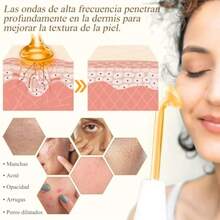 CYPNAlta Frecuencia Facial con 4 Varitas NeónRadiofrecuencia Facial para Estiramiento de la Piel Estimulador de Folículos Pilosos Reducción de Arrugas Imperfecciones AntienvejecimientoFashion - 219611588 - Ver 4