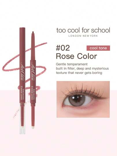 Too Cool for School Bút kẻ mắt dưới Toocoolforschool Eye Smudged Lower Eyeliner - Màu hồng, 0.12g