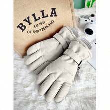 1 Pair Unisex Professional Ski Gloves, Touchscreen Warm Windproof Waterproof Cold-Proof, Lightweight Hand Warmer, Suitable For Fashionable Sports Skiing, Snowboarding, Outdoor Winter Activities, Winter Ski Gloves, Great Gift For Thanksgiving And Christmas - Multicolor - View 7