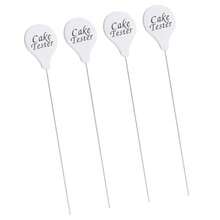 CYPNHemoton Probador De Pastel De Acero Inoxidable Con Tapa Antideslizante Aguja Para Testear Bizcochos Muffins Y Pan Casero Herramienta De Repostería Práctica Para HornearFashion