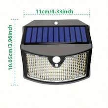 70 LED Solar Powered Outdoor Wall Light, IP65 Waterproof, With Motion Sensor, 3 Working Modes, Easy Installation, Automatically Switches From Dusk To Dawn, Suitable For Garage, Yard, Fence And More - Warm Light - View 3