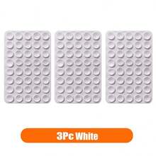 3/1个双面硅胶吸盘手机壳可拆卸支架硅胶橡胶吸盘垫，用于自拍和视频固定垫