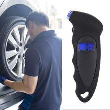Calibrador Digital De Llantas, Medidor De Presión De Neumáticos De Coche, Herramientas De Reparación De Llantas Medidor De Presión De Neumáticos Digital De Bicicleta De Camión De Coche Medidor 4#,37564816 - A - Ver 1