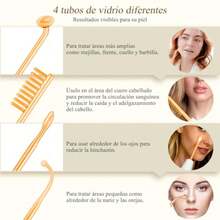 CYPNAlta Frecuencia Facial con 4 Varitas NeónRadiofrecuencia Facial para Estiramiento de la Piel Estimulador de Folículos Pilosos Reducción de Arrugas Imperfecciones AntienvejecimientoFashion - 219611588 - Ver 6