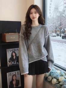 Women Sweaters - Xám - Xem 1