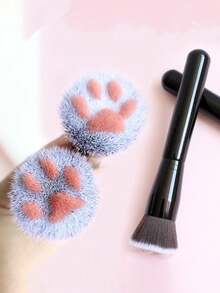 猫爪造型腮红刷 - 粉底刷，专业柔软化妆刷，液体晕染化妆工具，美甲粉刷，腮红刷，多功能化妆刷，柔软毛美容工具刷，粉底刷 - 彩色 - 查看 4