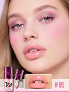 MISSLYN唇油，丰盈唇油，闪亮唇油，亮泽唇油，活力唇油，大胆风格唇油，豹纹唇油，惊艳唇油，闪耀唇油，不粘腻唇油，高度保湿唇油，吸睛唇彩，闪亮唇彩 - #19 - 查看 3