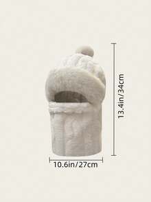 2-Pack Velvet Cold-Weather Hats – Windproof Warm Design, Premium Velvet Fabric & Excellent Value Pack - Black + White - View 10