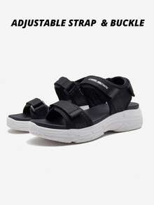 CAMEL CROWN Women's Sports Sandals, Thick Sole Sandals, Comfortable Lightweight Waterproof, Girls Shoes, Outdoor Walking, Water Hiking, Sports, Beach Swimming, Travel - Black - View 2