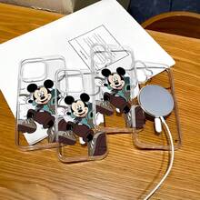 Disney What Mickey Mouse Patterned Phone Case Featuring An Adventurous Theme With A Backpack And Hiking Gear. Compatible With IPhone 17, 16, 15, 14, 13, 12, And 11 Pro Models. Made Of TPU With Shockproof Protection. A Delightful Gift For Family, Friends, Birthdays, Holidays, And Special Occasions. - 無色 - 查看 6