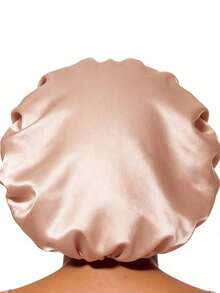 女士缎带睡帽、浴帽、宽边弹力发帽，适合日常佩戴，是节日送礼的百搭之选。 - 金色 - 查看 3