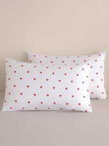 Vỏ gối mềm mại, chất liệu microfiber tốt nhất và giá rẻ - Vỏ gối chống dị ứng và thoáng khí, kích thước lớn, dài, tiêu chuẩn, cỡ Queen, Twin, Single, Double, Full, King, Body, European và Square, hoàn hảo cho bộ ga trải giường mọi mùa. - Đỏ và trắng - Xem 8