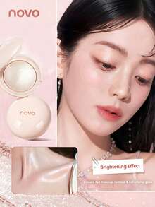 NOVO 细腻闪亮高光粉，珠光闪耀，亲肤提亮肤色，持久闪亮，适合日常妆容、派对、音乐节、庆典、节日、新年、秋冬季节，超值之选 - 03#珠光粉 - 查看 3