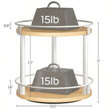 Opbergdoos en -rek voor cosmetica - Wit - Bekijken 5