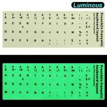 Glow-In-The-Dark Keyboard Stickers, Luminous Letters For Desktop And Laptop Computers, Easy To Apply And Remove, Available In Multiple Languages (English/French/Russian/Spanish), Light-Absorbing Stickers - Multicolor - View 11