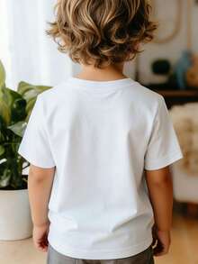 This Disney Mickey Mouse Skateboarding Graphic Crewneck T-Shirt Is Perfect For Boys And Girls To Wear To Holiday Parties, Family Gatherings, Outdoor Activities, Travel, And As A Gift For Children Visiting Disneyland. - White - View 2