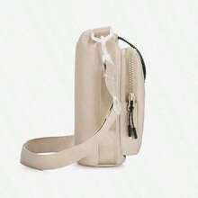 1pc Portable Water Bottle Bag, Crossbody Water Cup Holder With Adjustable Strap, Multifunctional Pouch For Travel, Hiking, Cycling With Phone Pocket - D - View 4