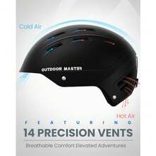 Kelvin II Ski Helmet - Snow Sport Helmet Snowboard Helmet For Men Women Youth - 霧面黑 - 查看 5