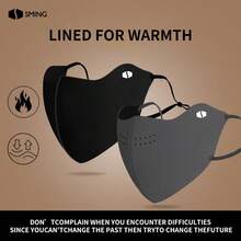 1pc Solid Color Polyester Women's Fashion Versatile Face Mask, Ideal For Spring/Autumn Outfits