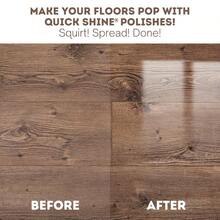 Quick Shine Hardwood Floor Luster-Polish 27oz | Plant-Derived W/Carnauba | PH Neutral | Ready To Use Formula W/Anti-Slip Technology | Simply Squirt & Spread | Made In USA - 預設 - 查看 6
