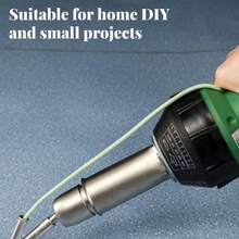 Soldador De Plástico De Aire Caliente De 1600 W, Pistola Calor Aire Caliente Plástico Pvc Soldadura Kit, Antorcha De Soldadura De Pistola De Aire Caliente, Pistola De Calor, Soplete De Soldadura Portátil Con Varias Boquillas - Tipo de Enchufe A USA (110-127V) - Ver 9