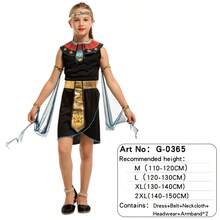 Children Ancient Egypt Egyptian Pharaoh Cleopatra Princess Costume For Girls Cosplay Anime Cosplay - Multicolor - View 10
