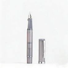 金豪58D透明亚克力旋转笔帽钢笔，学生书写笔 - 58D - 查看 3