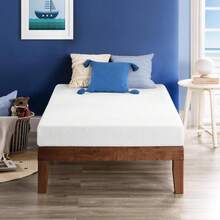 Best Price Mattress 5 Inch Twin Mattress, Cooling Gel Memory Foam Mattress For Kids And Adults, Medium Firm Mattress, Bed-In-A-Box, White - MàuA - Xem 1