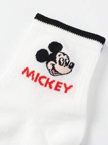 Disney 迪士尼米奇米妮卡通儿童袜子（5双装）是春夏的完美之选。男女童皆宜，是夏季居家和上学日常穿着的理想选择。 - 彩色 - 查看 5