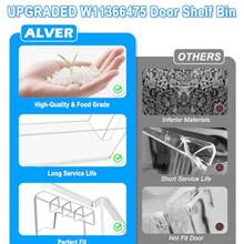 Refrigerator Storage Rack - W11366475 Kühlschranktürablage - Übersicht 6