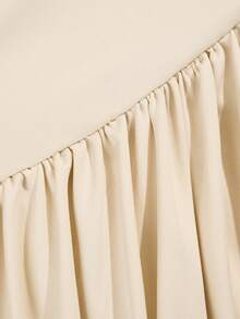 abyoxi Đầm xòe ôm eo xếp ly màu mơ dành cho nữ, thanh lịch và thời trang, phù hợp cho tiệc tùng, hẹn hò, kỳ nghỉ, đám cưới, các dịp trang trọng, tiệc chiêu đãi, Ngày Nhà giáo, Ngày của Mẹ, lễ tốt nghiệp, đầm dài co giãn ôm sát cho mùa xuân và mùa hè. - Màu be - Xem 9