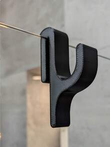 2pcs Shower Door Hooks, Suitable For Frameless Glass Doors Under 8mm, Can Be Used To Hang Bathrobes, Pajamas, Towels, Clothes And Bathroom Accessories - Easy Installation, No Drilling Required, Can Be Used As Towel Rack, Bathrobe Hanger, Towel Storage Rack, Simple Design, Modern Bathroom Accessory, Sturdy Structure, Lightweight And Portable, Wall-Mounted Installation, Helpful Home Storage Solution, Suitable For Apartment Residents - Multicolor - View 11